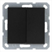 Переключатель перекрестный 2-кл. 10А IP20 механизм антрацит Jasmart G3014B