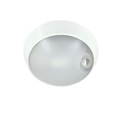 Светильник светодиодный WP 15 C 12W OP 840 D220 WH MDM 220х80мм 12Вт 4000К IP65 ЖКХ круглый пылевлагозащ. с датчиком движения бел. Русский Свет 15071523453