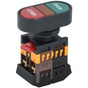 Кнопка APВВ-22N «Пуск-Стоп» d22мм 1НО+1НЗ 240В неон GENERICA BBD11-APBB-K51