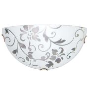 Светильник НББ 21-60 М19 «Эрика» 300/2 1х60Вт E27 IP20 матов. бел./клипсы зол. (инд. упак.) Элетех 1005204376