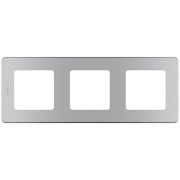 Рамка 3-м Inspiria алюм. IEK 673952