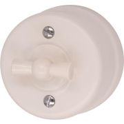 Выключатель 1-кл. пластик песочн. зол. Bironi B1-200-24